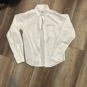 Boys White button down dress shirt 

Class Club (Dillard’s)

Size 14
